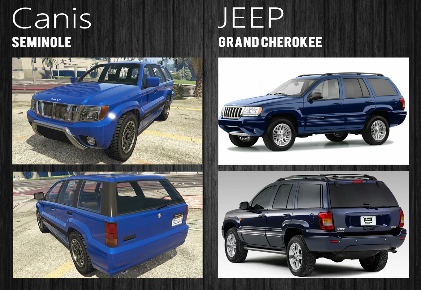 А вот о [Jeep Grand Cherokee](https://ru.motor1.com/news/274231/jeep-grand-cherokee-poluchil-bronirovannuyu-versiyu/) у нас знают многие, и даже «переделка» для игры не смогла исказить узнаваемый облик.