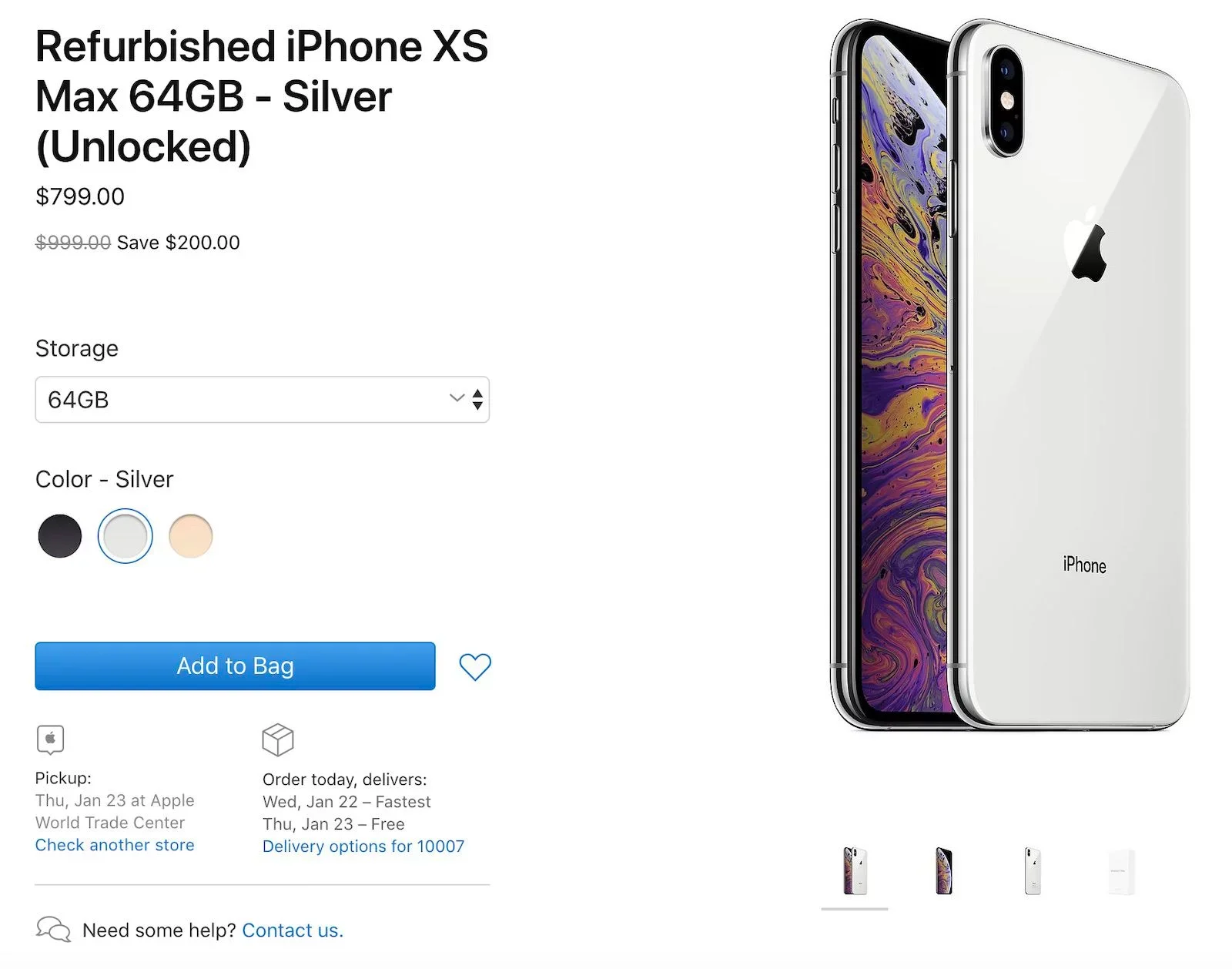 Apple представила восстановленные iPhone XS и iPhone XS Max. Цена в среднем ниже на $300 - фото 1