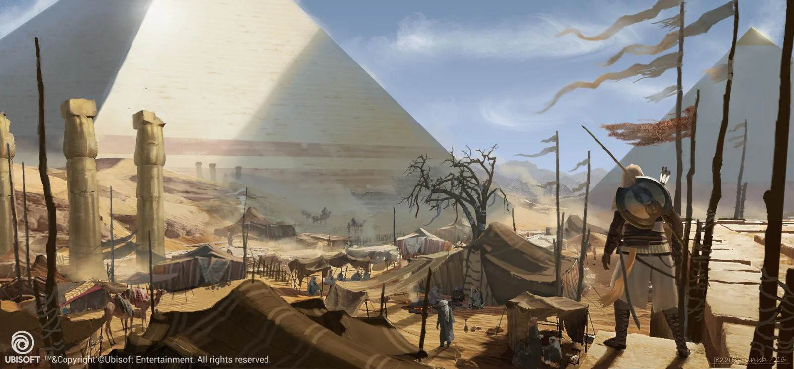 Потрясающие виды Древнего Египта (и не только) на концепт-артах Assassinʼs Creed: Origins - фото 28