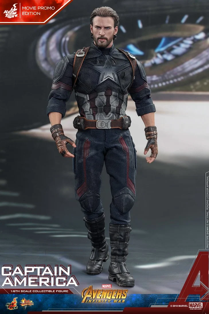 Взгляните на новую фигурку Капитана Америка из «Войны Бесконечности» от Hot Toys - фото 1