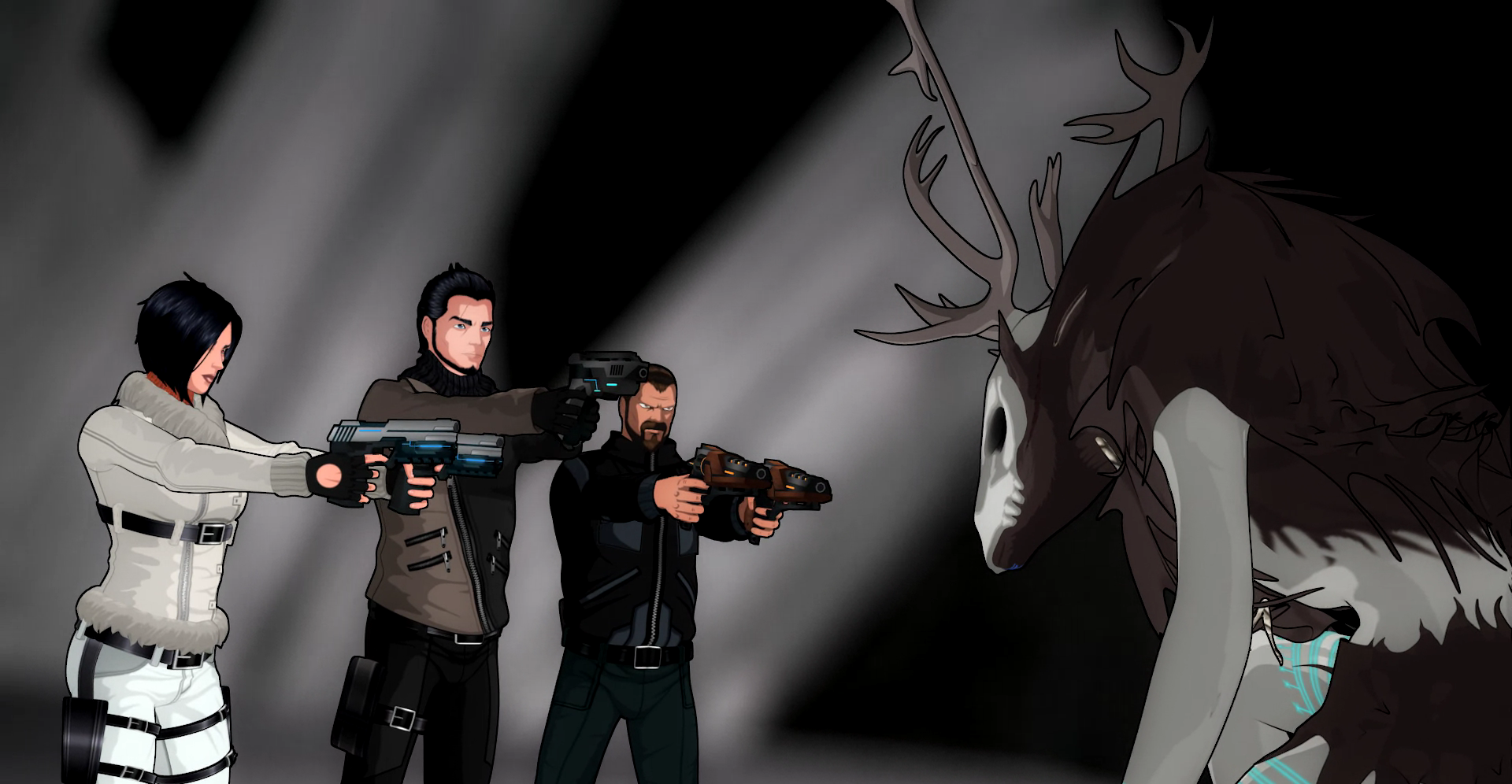 Несмотря на огромное количество недостатков, у Fear Effect Sedna крутейший визуальный стиль, за который игре можно смело накинуть как минимум один балл. 