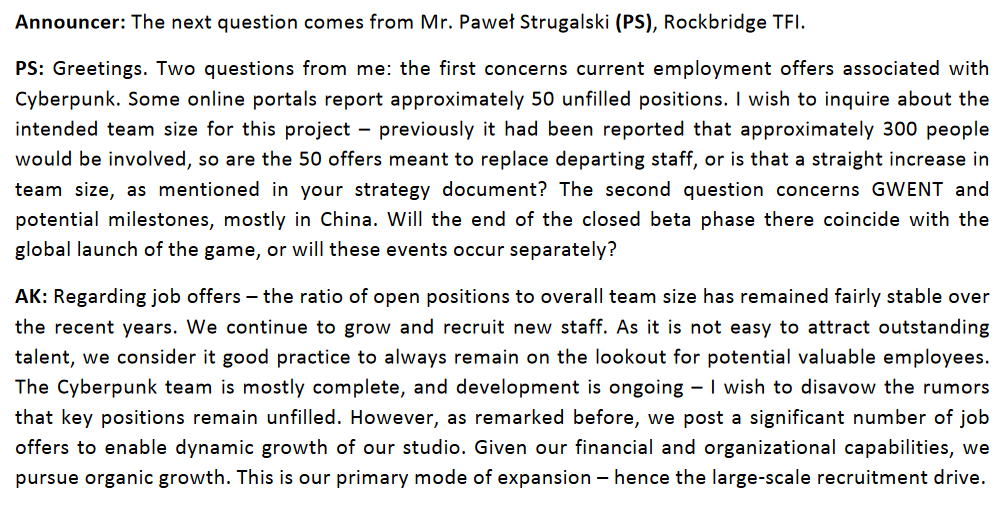 Откуда более 50 вакансий на Cyberpunk 2077 в CD Projekt Red? Оказывается, компания так «расширяется» - фото 2