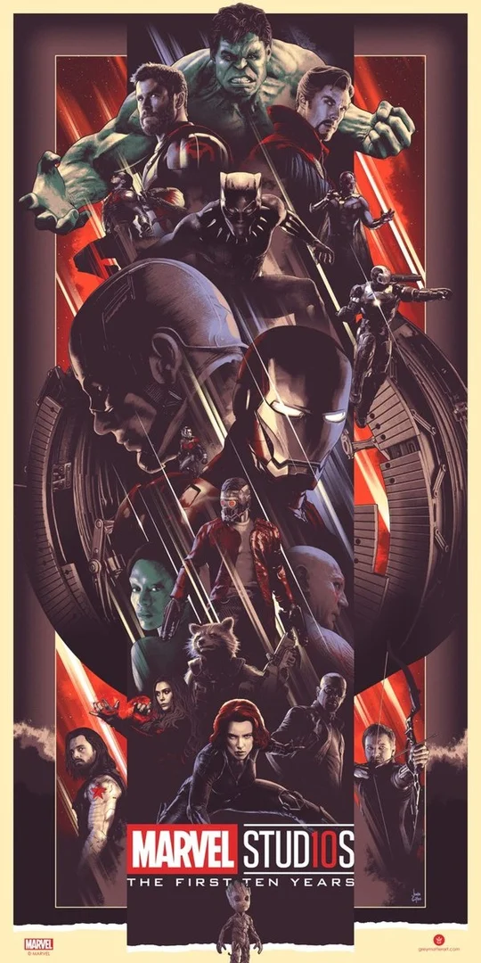 Герои и злодеи: Marvel выпустила постеры к десятилетию своей киновселенной, но без Человека-паука - фото 2