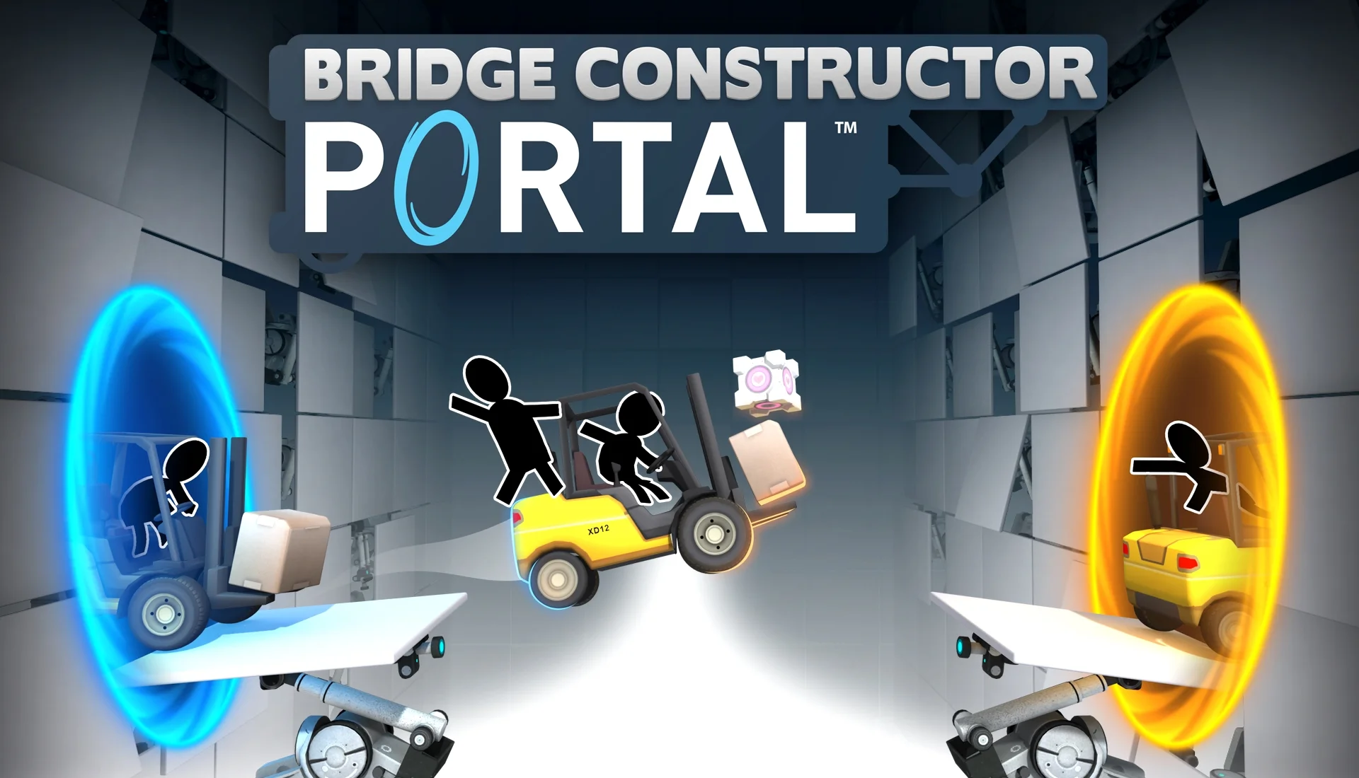 Суть. Забудьте уже про Portal 3 и поиграйте в Bridge Constructor Portal - фото 1