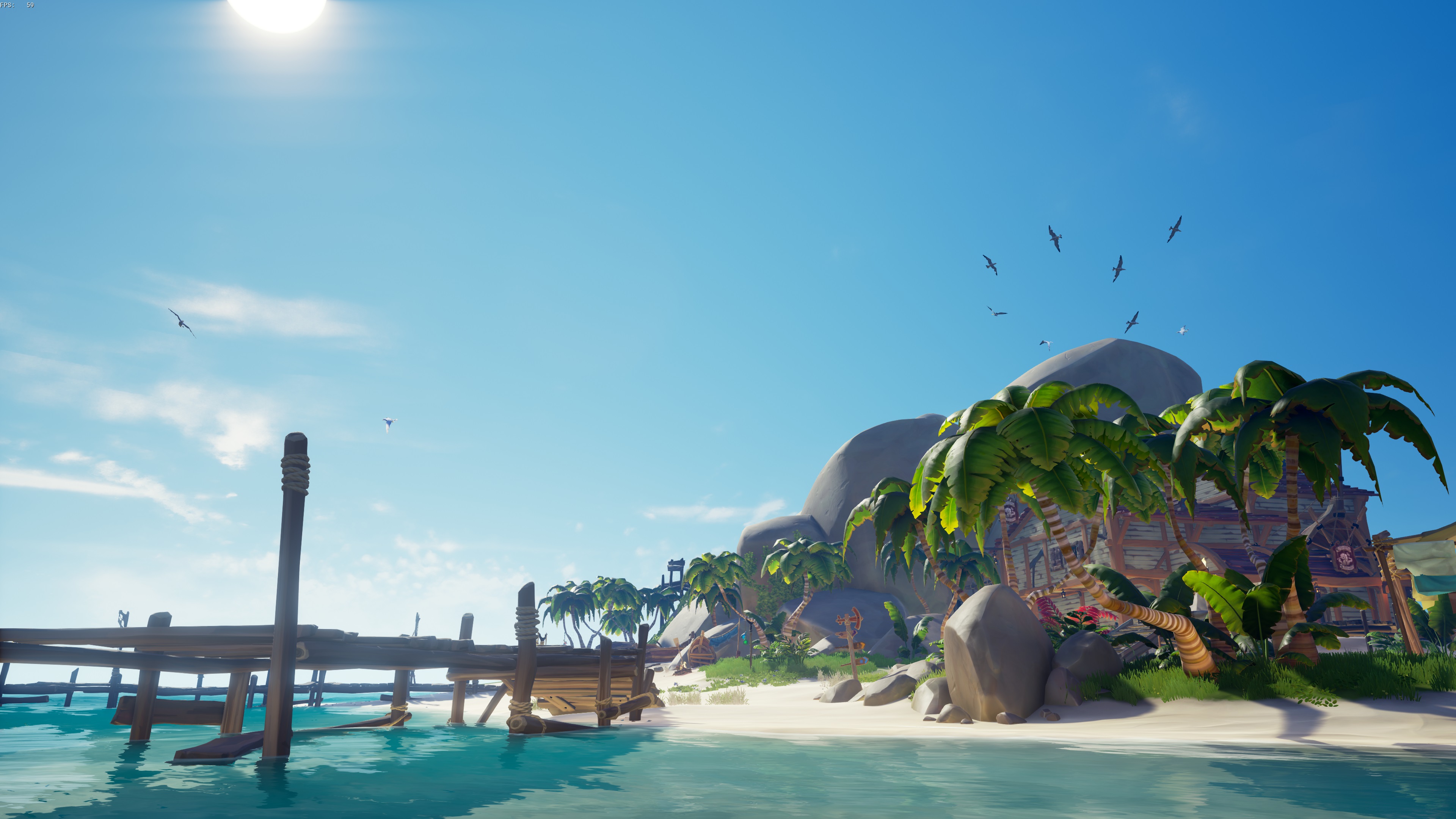Sea of Thieves — это еще одно доказательство того, что красоту игры в первую очередь формируют художники. Главный герой здесь — море, и в Rare постарались нарисовать его как можно более «живым». Впрочем, и на суше в Sea of Thieves есть на что посмотреть. Делимся с вами самыми удачными скриншотами, которые мы сделали в первые часы игры.