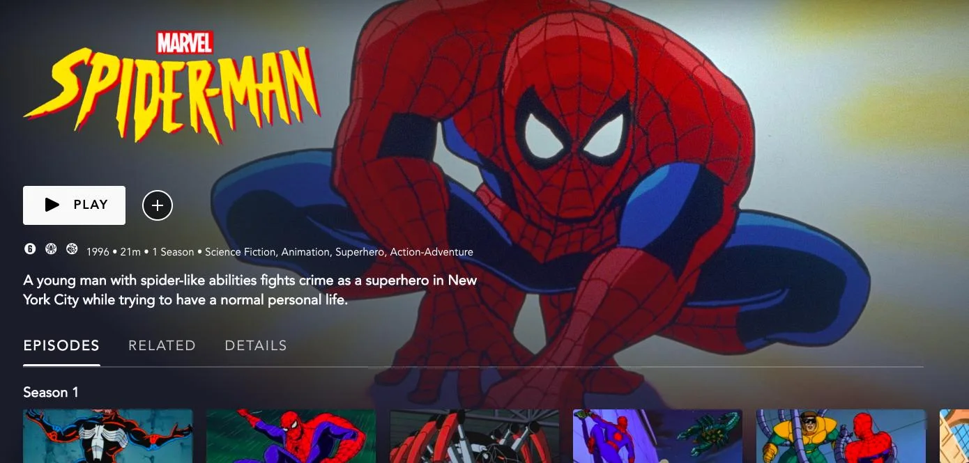 На Disney+ можно будет посмотреть классические мультсериалы про Человека-паука и Людей Икс - фото 1