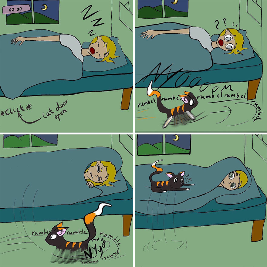 Художница создает забавные комиксы о ежедневной жизни - фото 13