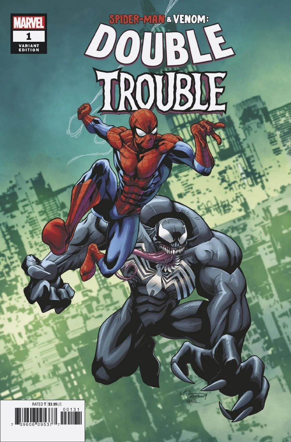 Человек-паук верхом на Веноме на альтернативных обложках к новому комиксу - фото 3