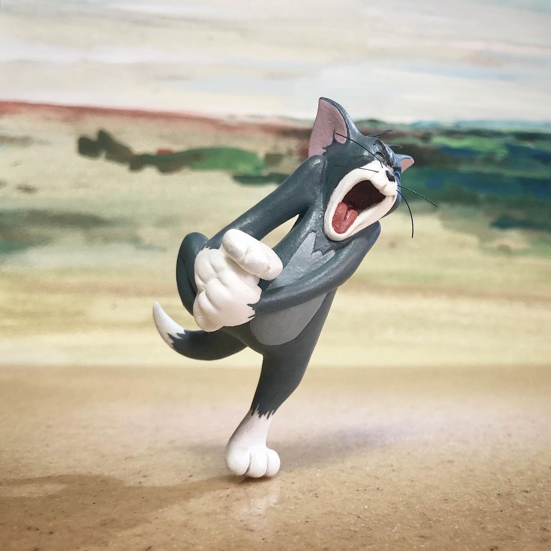 Японский художник воссоздает сцены из «Тома и Джерри» в забавных скульптурах - изображение 3 Японский художник воссоздает сцены из «Тома и Джерри» в забавных скульптурах - фото 3