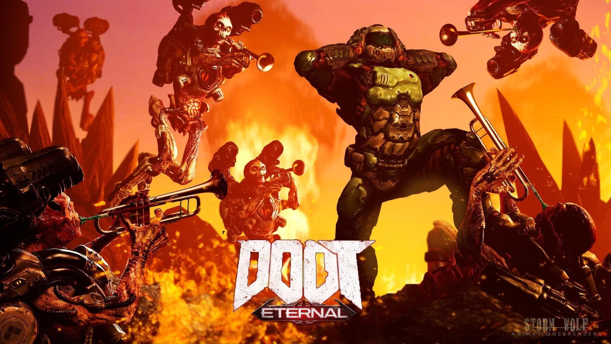 Обладатели Deluxe-издания Doom Eternal смогут поставить звуки оружия из старых частей - фото 1