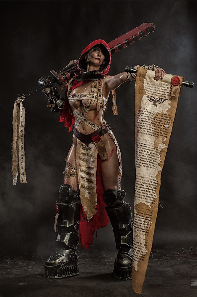 NSFW косплей дня: Сестры-Репентии из Warhammer 40.000 - изображение 5 NSFW косплей дня: Сестры-Репентии из Warhammer 40.000 - фото 5