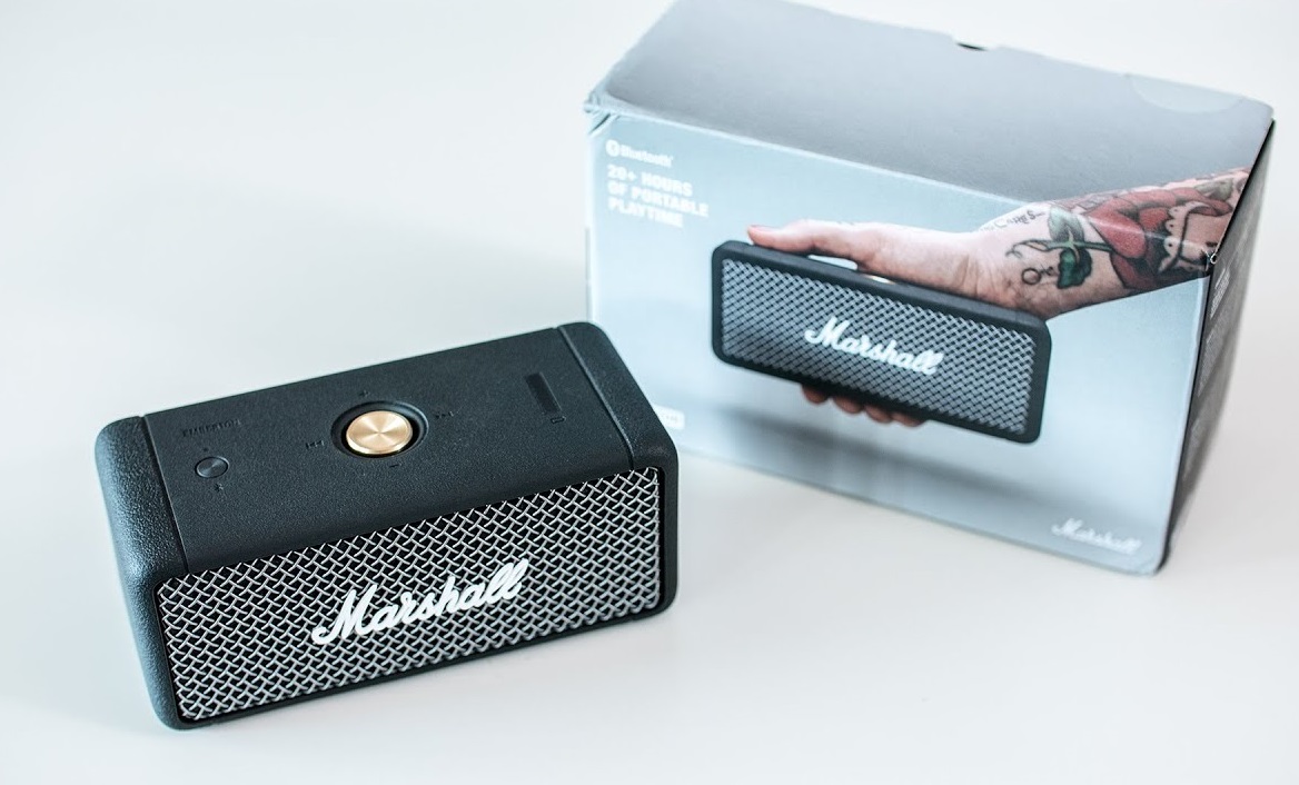 Состоялась российская презентация беспроводной колонки Marshall Emberton - фото 1