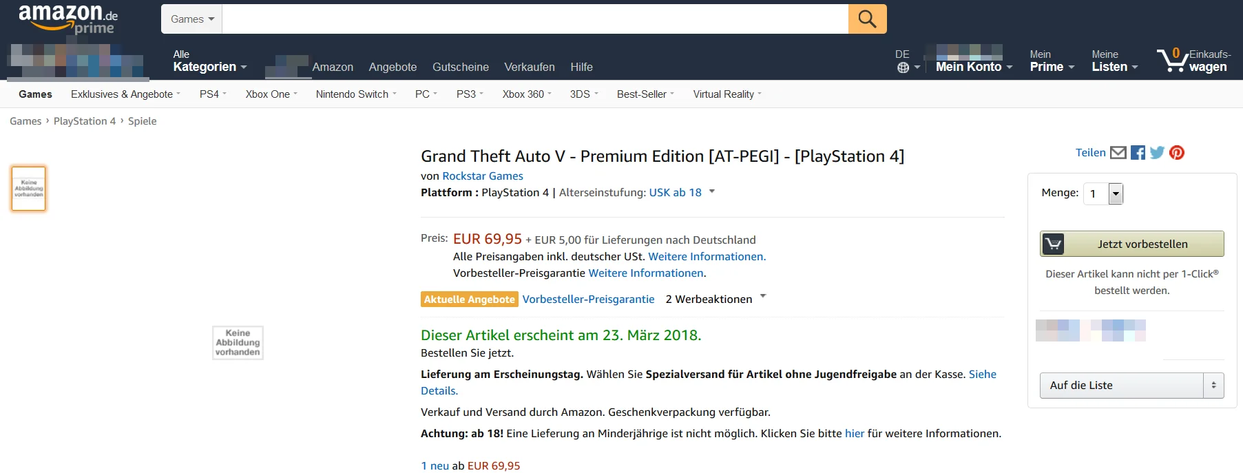Премиальное переиздание GTA 5 заметили на Amazon. Rockstar все мало! - фото 2