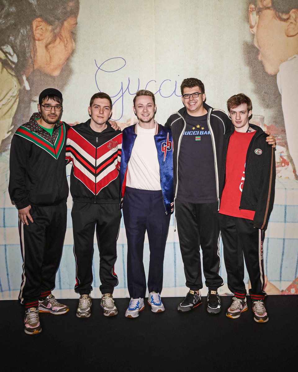 Fnatic в одежде от Gucci на Миланской неделе моды.