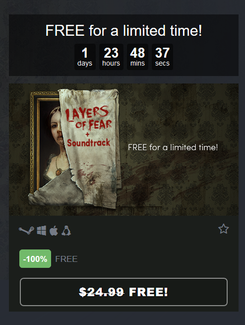 Хоррор Layers of Fear для Steam можно получить совершенно бесплатно благодаря Humble Bundle! - фото 1