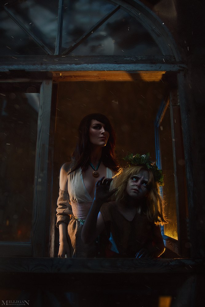 Косплей дня: онейромантка Корина Тилли и прибожек Сара из игры The Witcher 3: Wild Hunt - фото 6