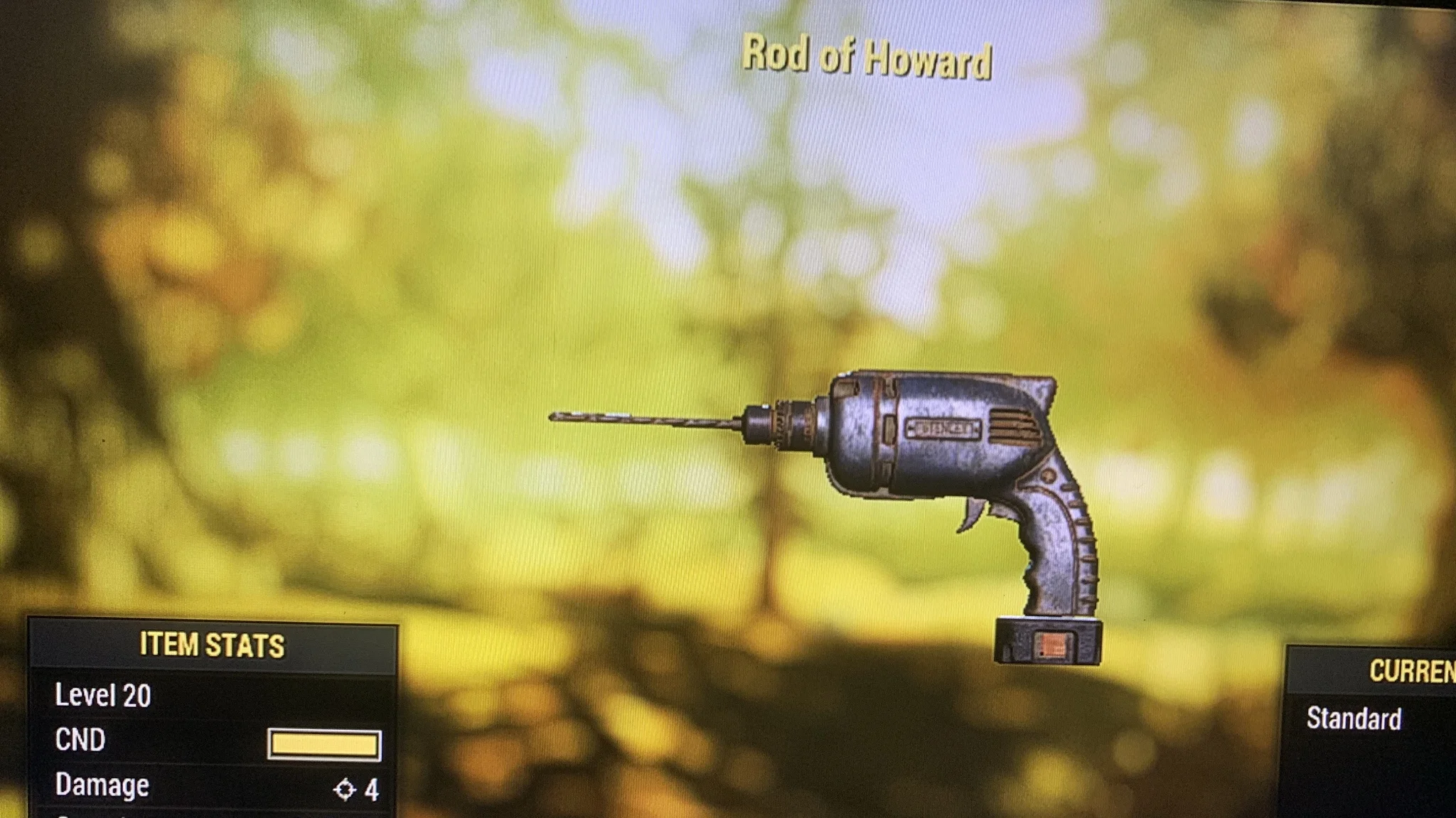 После рейда в Fallout 76 игрок получил бесполезную дрель. И назвал ее в честь Тодда Говарда - фото 2