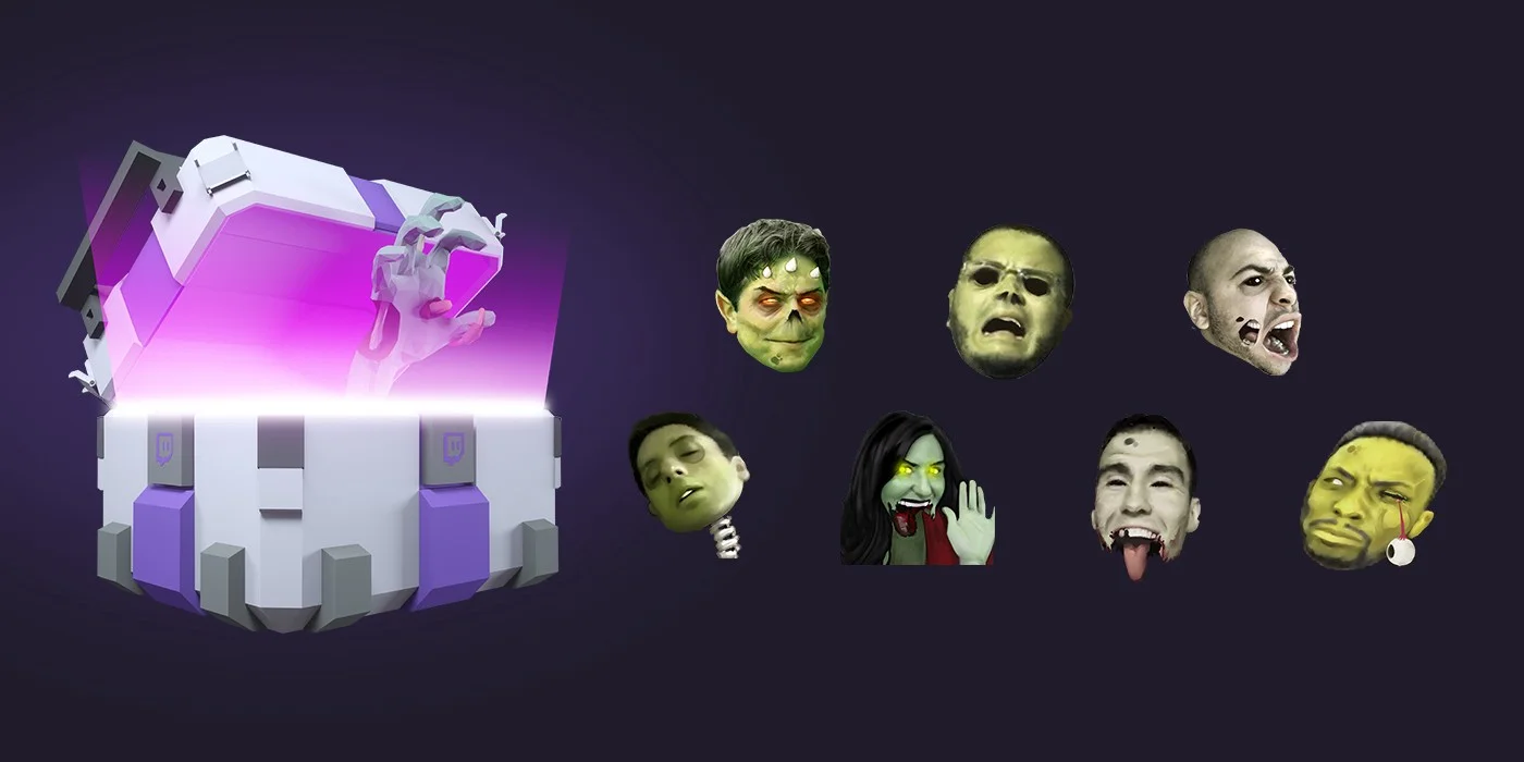 Ужасы Хэллоуина: Twitch предлагает лутбоксы с временными смайликами за $70 - фото 1