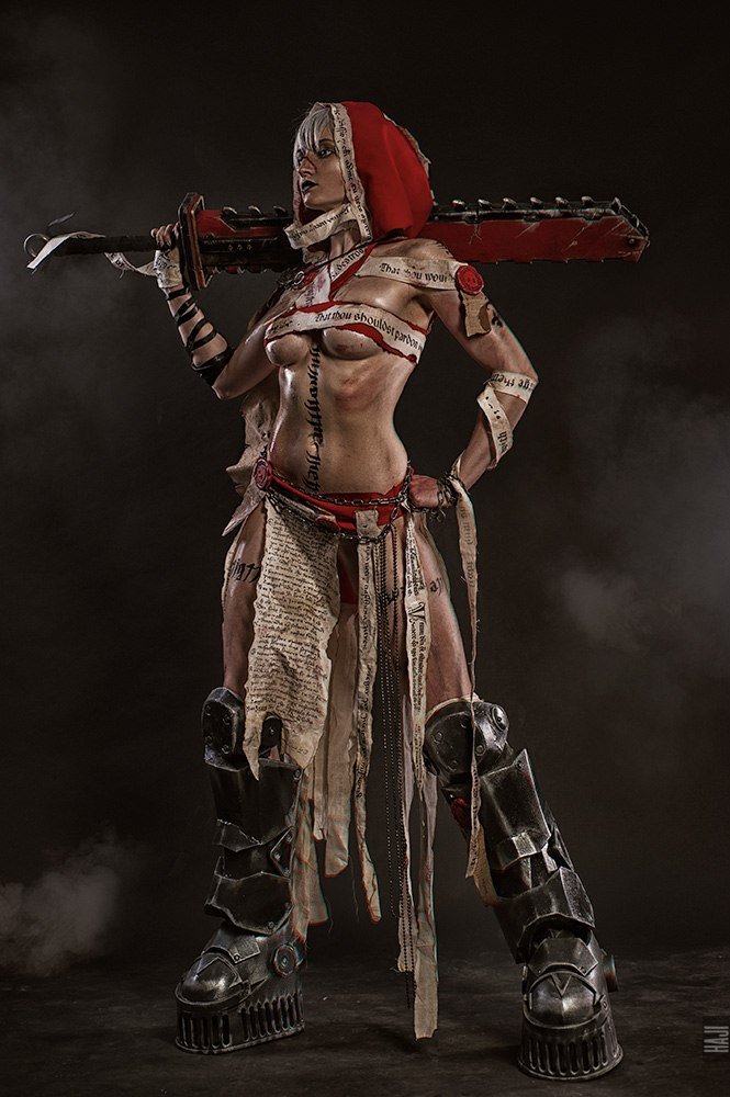 NSFW косплей дня: Сестры-Репентии из Warhammer 40.000 - изображение 10 NSFW косплей дня: Сестры-Репентии из Warhammer 40.000 - фото 10