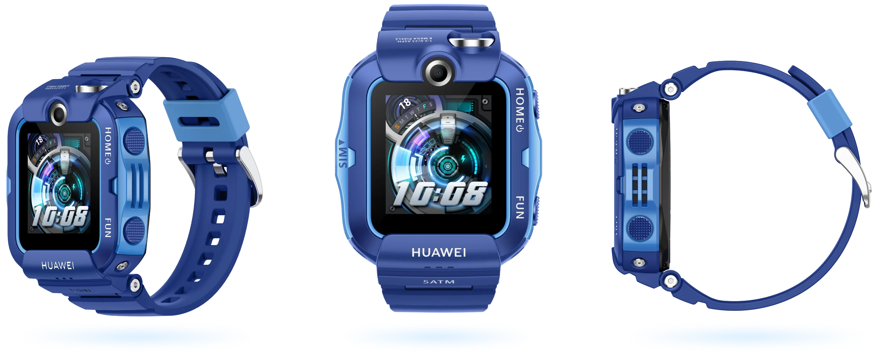 Детские смарт-часы Huawei Watch 4X получили эффектный дизайн, две камеры и модуль NFC - фото 1