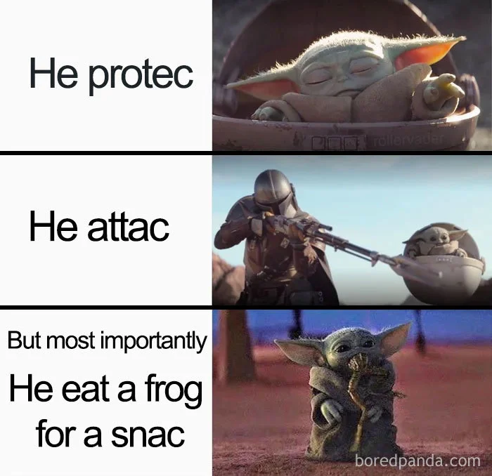 Он защищает

Он сражается

Но важнее всего, что он есть лягушку на закуску