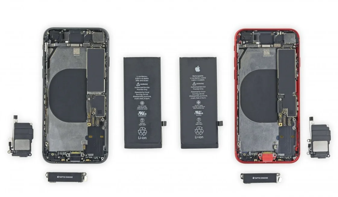 Эксперты iFixit рассказали о взаимозаменяемых деталях iPhone SE и iPhone 8 - фото 1