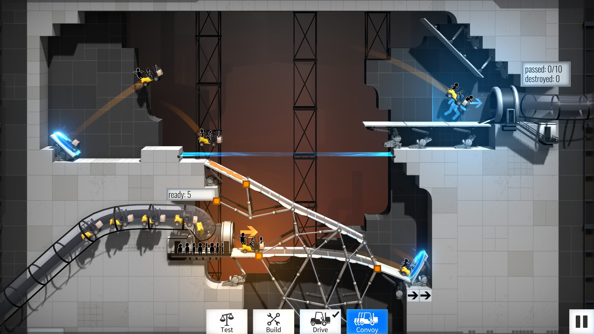 Суть. Забудьте уже про Portal 3 и поиграйте в Bridge Constructor Portal - изображение 2 Суть. Забудьте уже про Portal 3 и поиграйте в Bridge Constructor Portal - фото 2