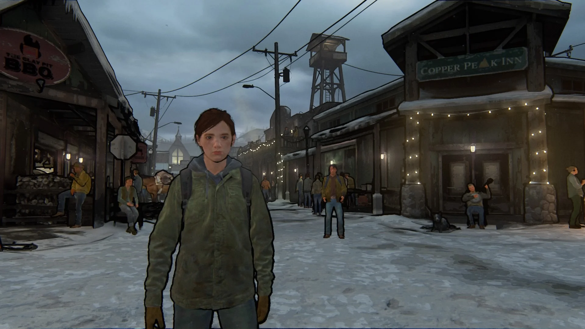 Пиксельный Джоэл и мультяшная Элли. 25 кадров The Last of Us: Part 2 с новыми графическими режимами - фото 14