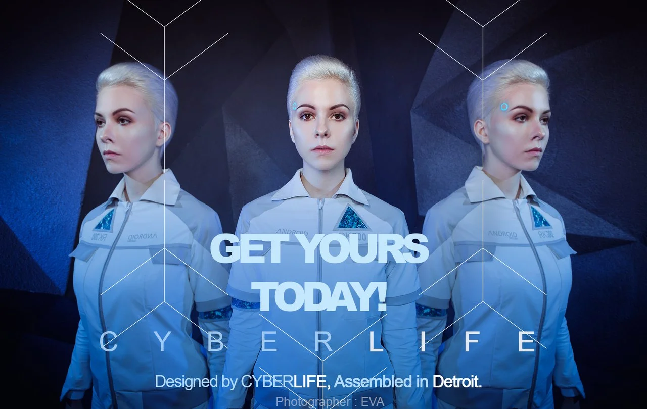 Косплей дня: андроид из игры Detroit: Become Human - фото 2