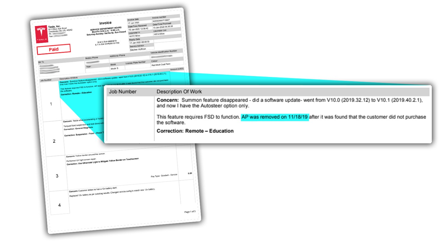 Tesla дистанционно отключила автопилот, за который не заплатили - фото 1