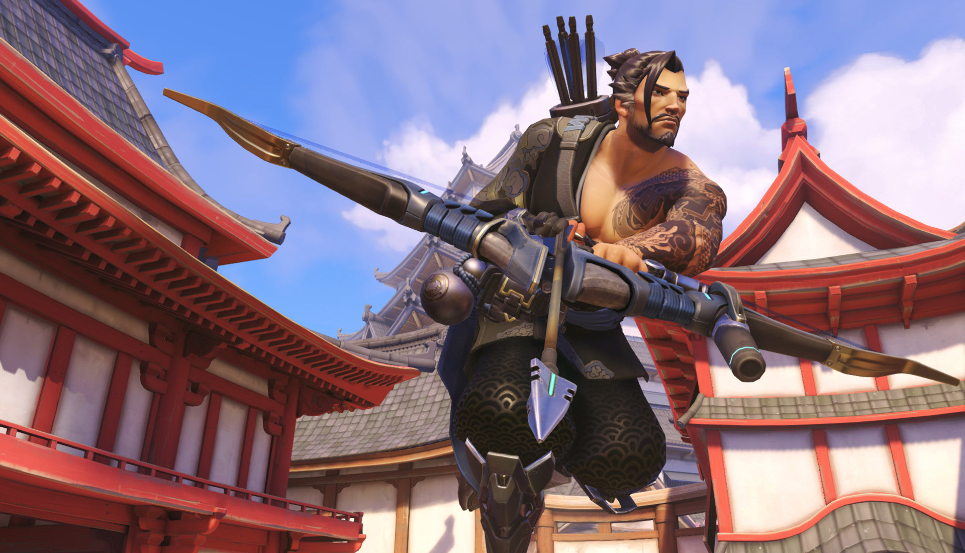 «Летучая смерть». Как новый Хандзо парит по карте в Overwatch - фото 1