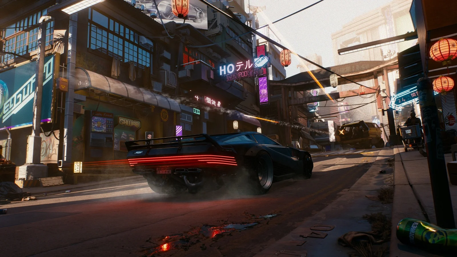 В Cyberpunk 2077 у игрока будет собственный гараж с различными автомобилями и мотоциклами - фото 1