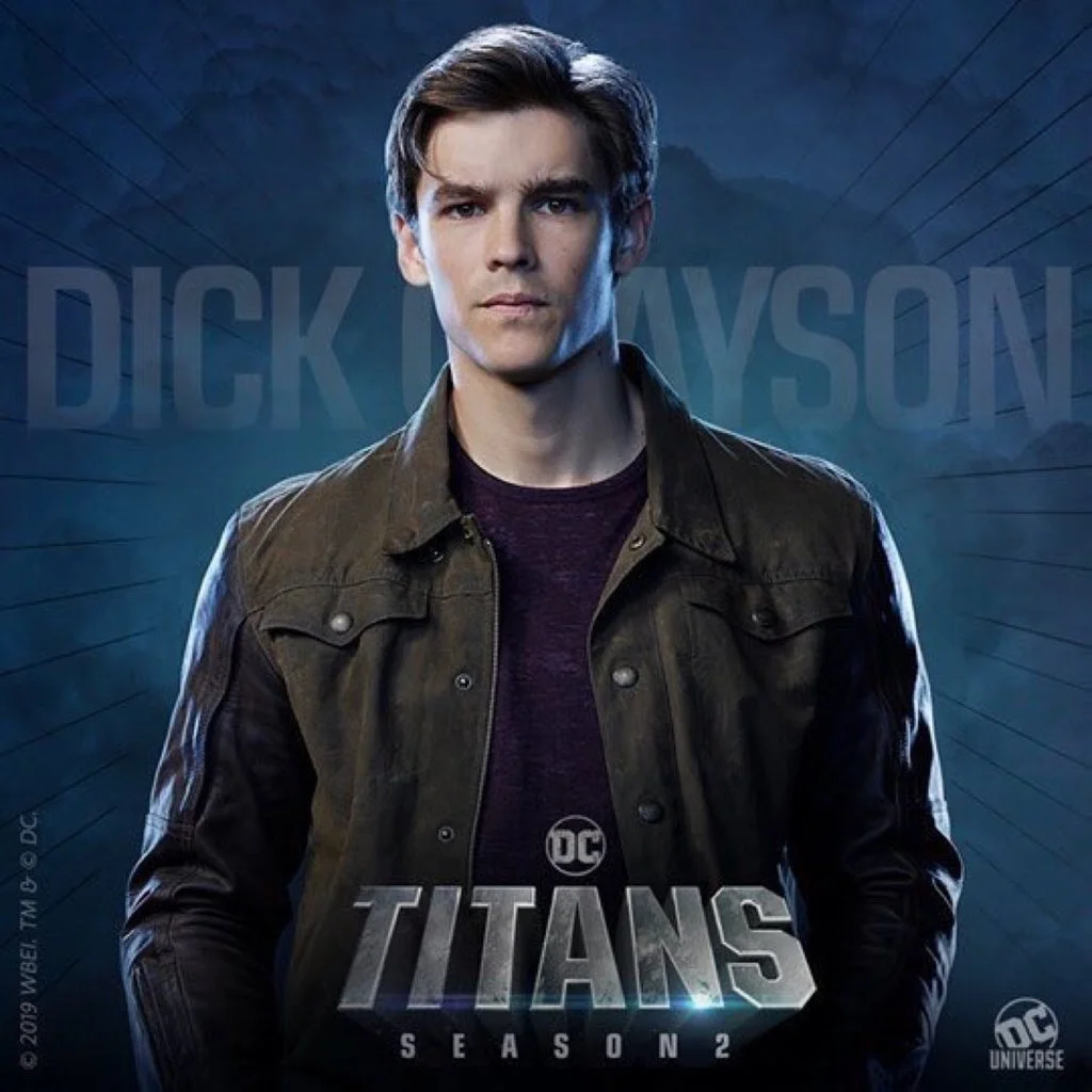 Новый взгляд на Дика Грейсона (не Робина!), Рэйвен и Старфаер на постерах второго сезона «Титанов» - фото 1