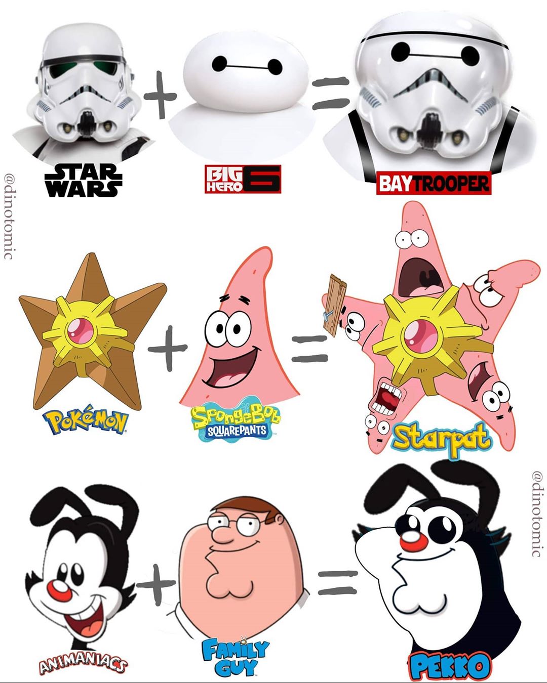 Бэтмен + Аанг, Шрек + Попай, Йода + Марио: художник объединяет различных персонажей на крутых артах - фото 8