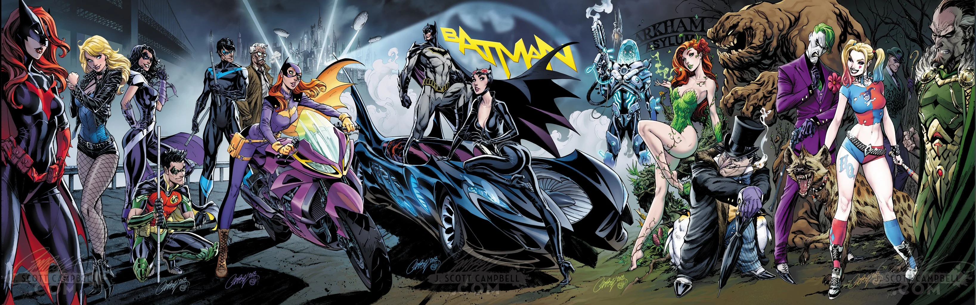 Юбилейный Batman vol.3 #50 выйдет уже 4 июля 2018 года. Издательство DC выпустило больше пятидесяти обложек от различных художников. На них, помимо будущих молодоженов, можно увидеть Джокера, Бэт-семью и даже других злодеев из окружения Бэтмена. В этом материале мы собрали юбилейные обложки.
