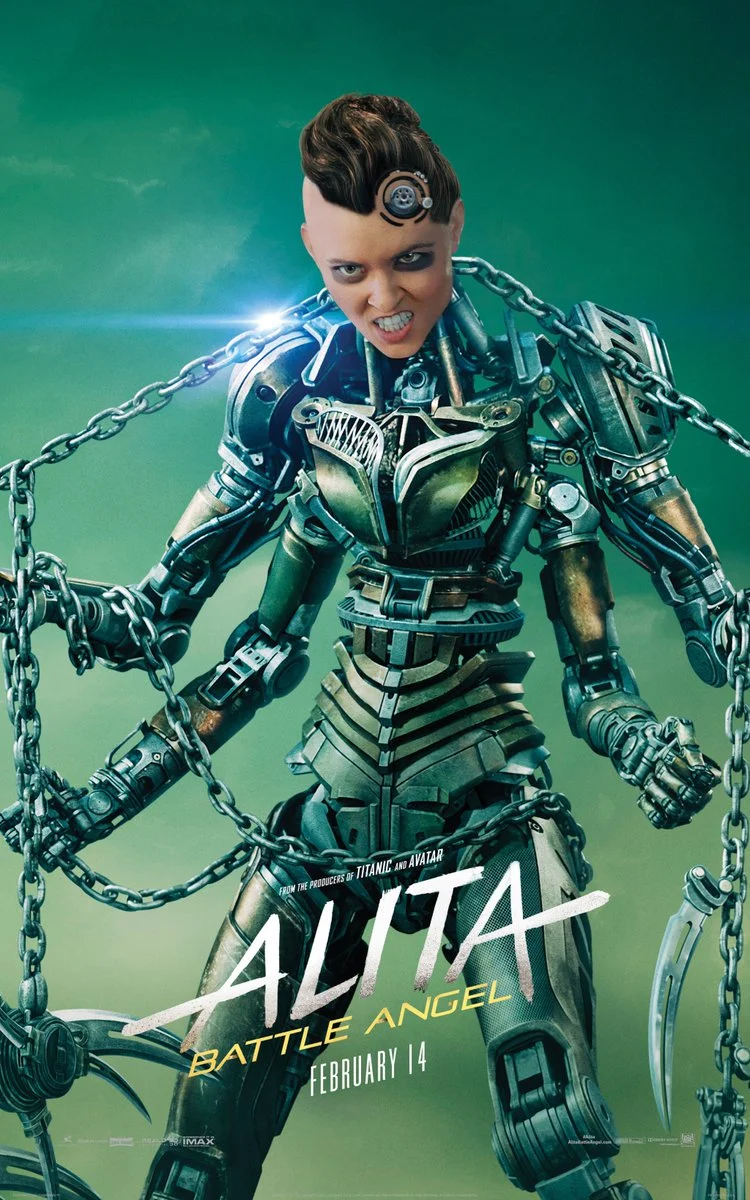 На новых постерах фильма «Алита: Боевой ангел» представлены боевые киборги и люди - фото 11