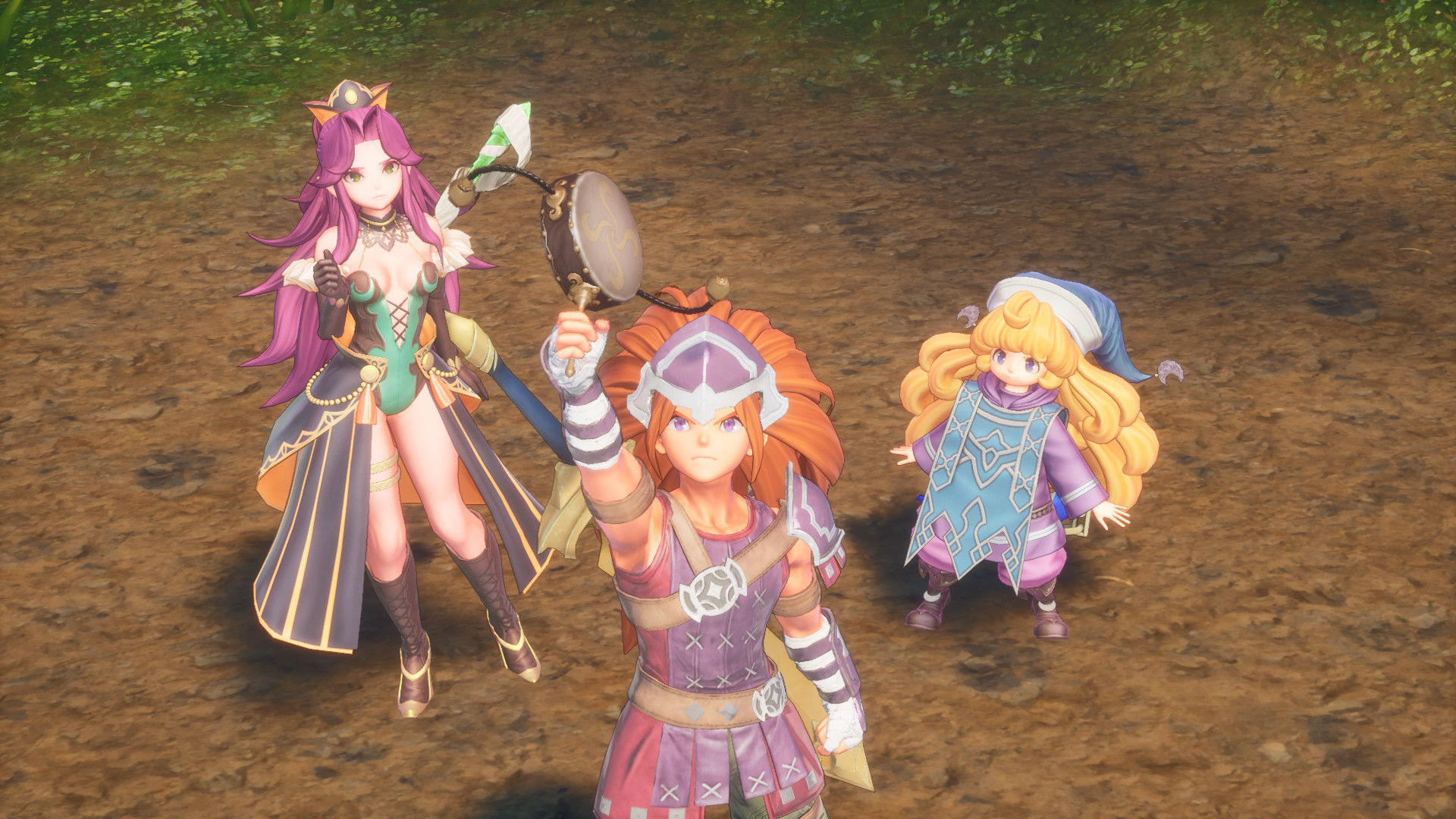 Фрагмент игры Trials of Mana