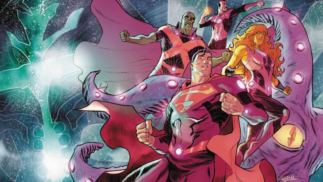 30 мая закончилась мини-серия Justice League: No Justice от команды сценаристов Скотта Снайдера, Джеймса Тайниона IV и Джошуа Уильямсона, в которой супергероям и суперзлодеям пришлось объединиться, чтобы остановить таинственных Омега Титанов — могущественных космических существ, способных уничтожать целые планеты ради энергии, которая поддерживает их существование. Ведущий рубрики «Комиксы» Денис Варков расскажет в этом материале, достоин ли этот сюжет вашего внимания.