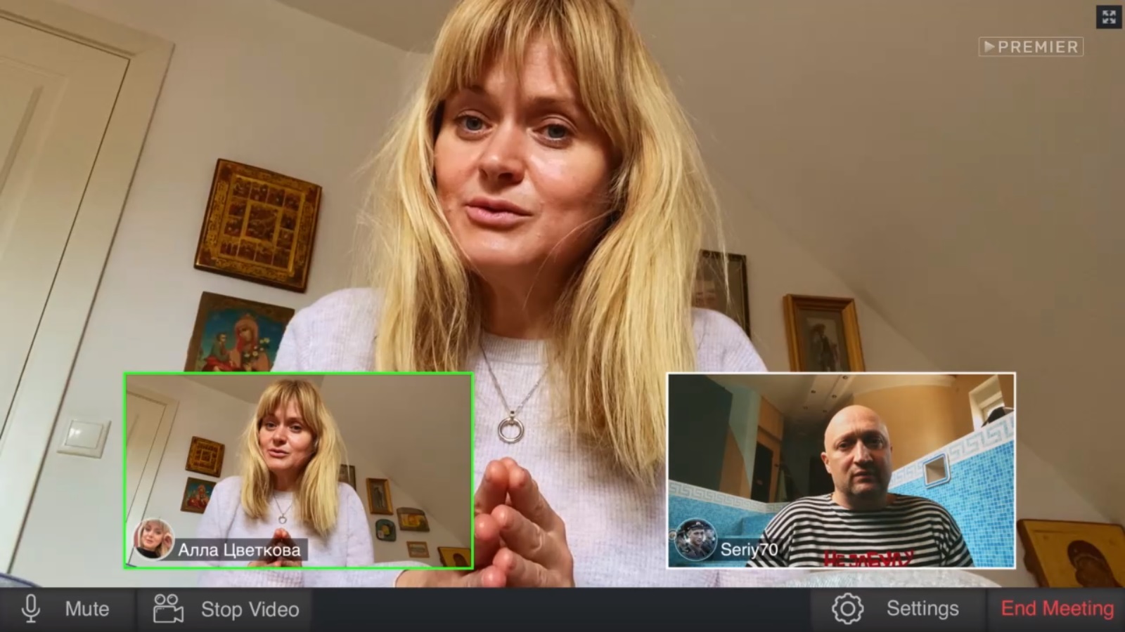 На платформе Premier стартовал первый в России screenlife-ситком, снятый в условиях самоизоляции. В кадре — знакомые по российским фильмам и сериалам актеры, запертые в четырех стенах. Герои спасают сеть хозяйственных магазинов от угрозы банкротства вследствие «нерабочего месяца».