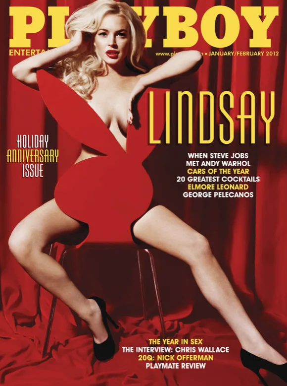 Февраль 2012 — Линдси Лохан. В перерывах между трипами можно и на обложку 