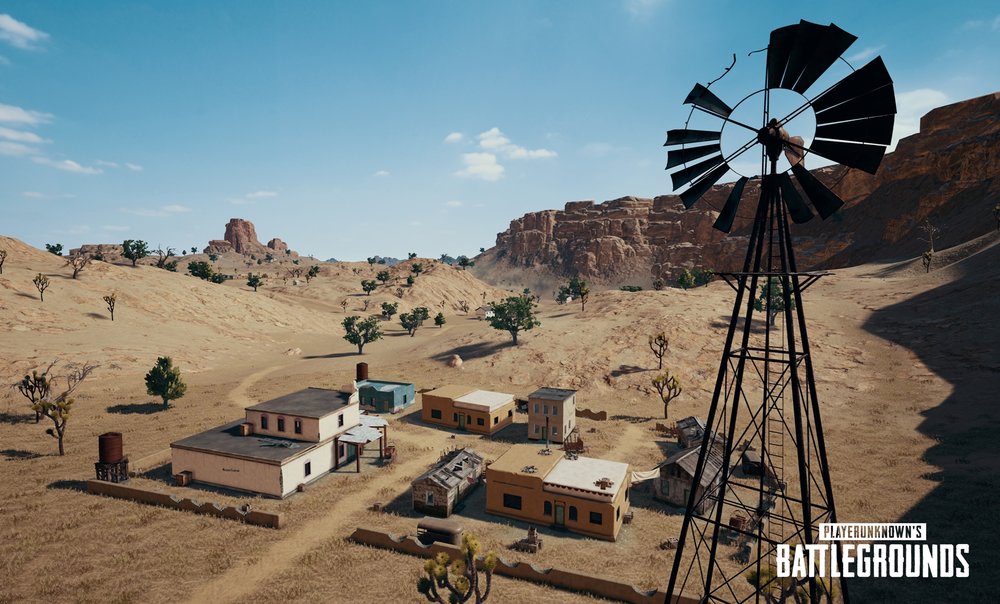 Официально: ландшафт пустынной карты Мирамар в PUBG - фото 1