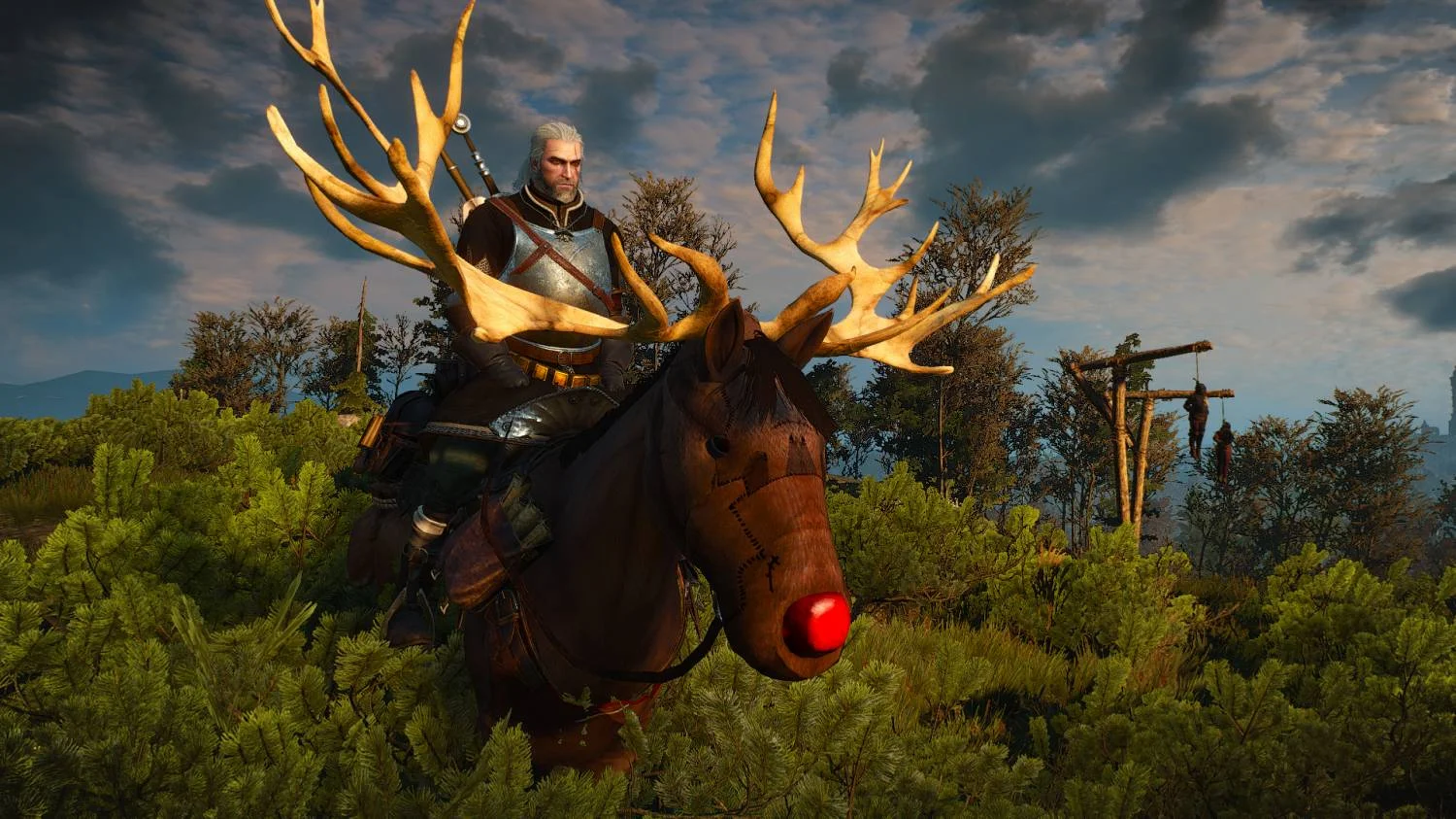 Гифка дня: самый лучший охотник на оленей в The Witcher 3: Wild Hunt - фото 1