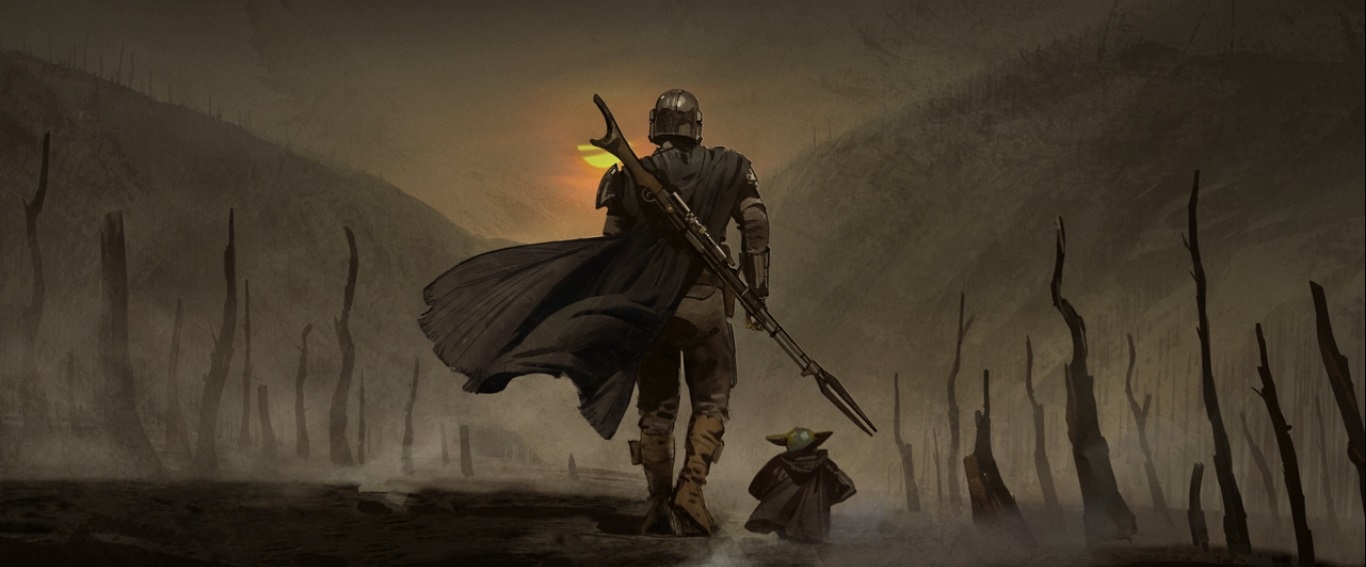 Мандалорец и «малыш Йода»