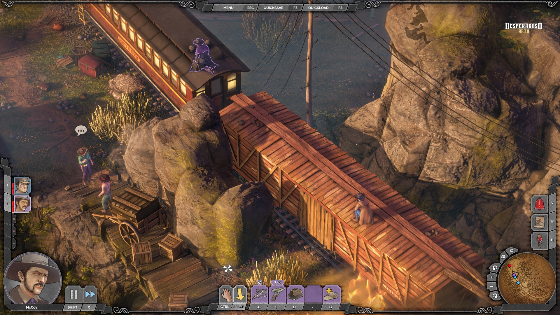 3 часа с Desperados 3 — претендент на звание одной из лучших тактик за последние несколько лет - изображение 3 3 часа с Desperados 3 — претендент на звание одной из лучших тактик за последние несколько лет - фото 3