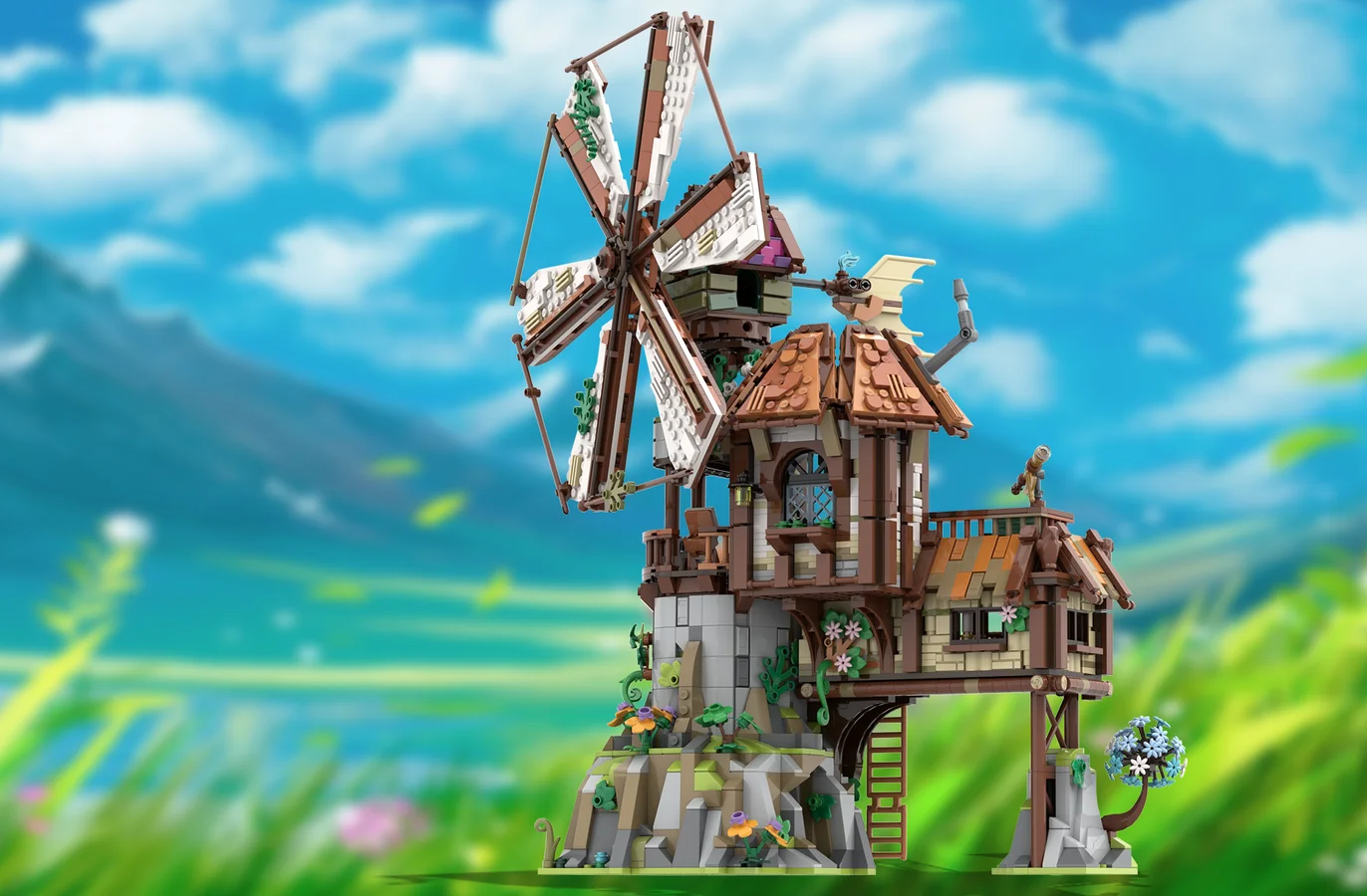 1\. The Mountain Windmill