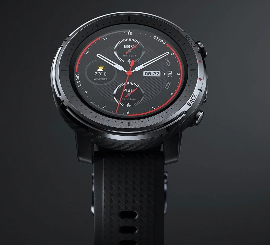 «Умные» часы Amazfit Smart Sports Watch 3 измеряют частоту сердечного ритма и не боятся воды - фото 1