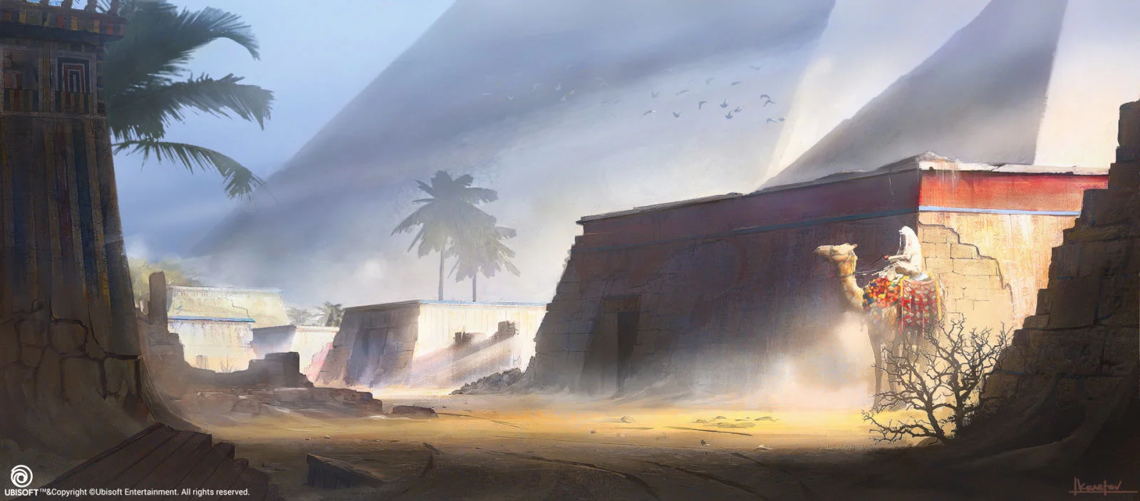 Потрясающие виды Древнего Египта (и не только) на концепт-артах Assassinʼs Creed: Origins - фото 51