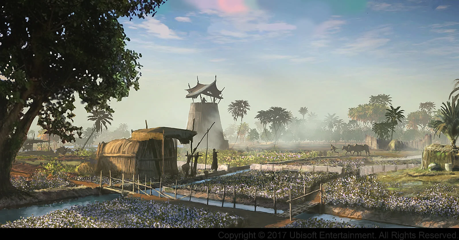 Потрясающие виды Древнего Египта (и не только) на концепт-артах Assassinʼs Creed: Origins - фото 43