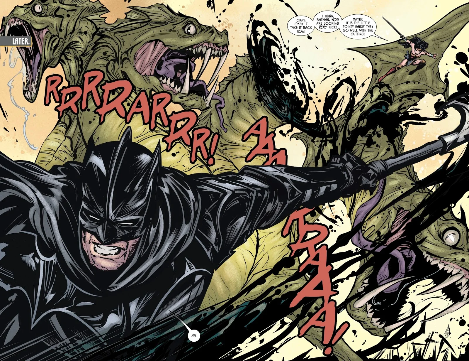 В новом номере «Бэтмена» Темный рыцарь надел настоящие доспехи, чтобы сразиться с демонами - фото 3