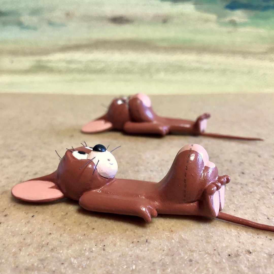 Японский художник воссоздает сцены из «Тома и Джерри» в забавных скульптурах - изображение 2 Японский художник воссоздает сцены из «Тома и Джерри» в забавных скульптурах - фото 2